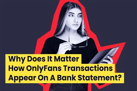 how to make onlyfans not appear on bank statement|How To Hide Your OnlyFans Payment: 3 Quick Tips! (Solved!)